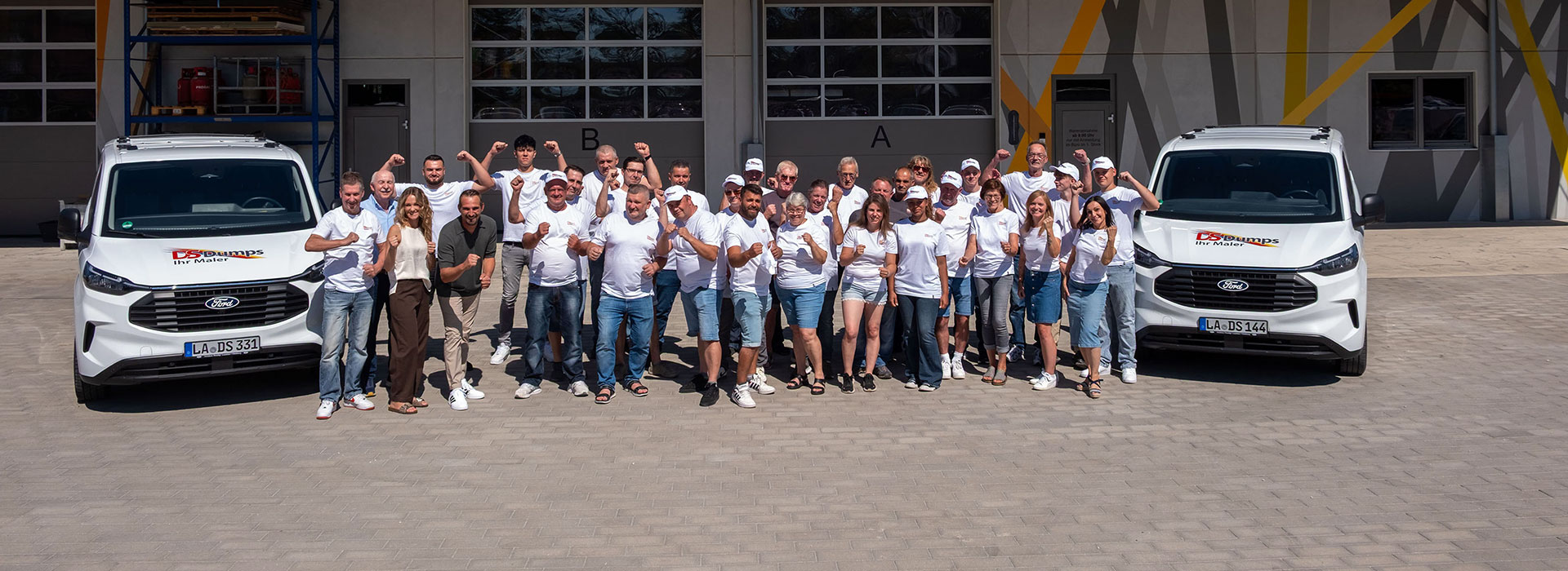 Team von Maler Dumps in Oberahrain